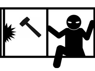 空き巣や自動車盗が多発しています!!